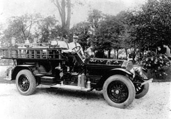 1922 American LaFrance chain driven Fire Engine (Mohegan FD's first engine) (Photo Courtesy of Yorktown Historical Society)